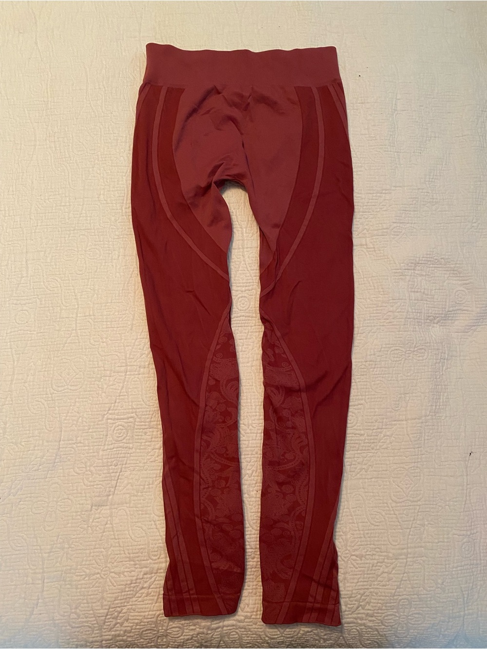 Women's Plum/Burgundy Active Leggings with High Waist